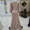 ماكسى ابروبادى يقه خشتى - Image 9