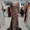 ماكسى ابروبادى يقه خشتى - Image 8