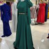 ماكسى سرشانه والان كمر زنجيرى - Image 3