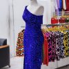 میدی پولک مخمل یقه رومی - Image 12