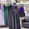 ماکسی ساتن یقه طوق دار پشت پاپیون - Image 15