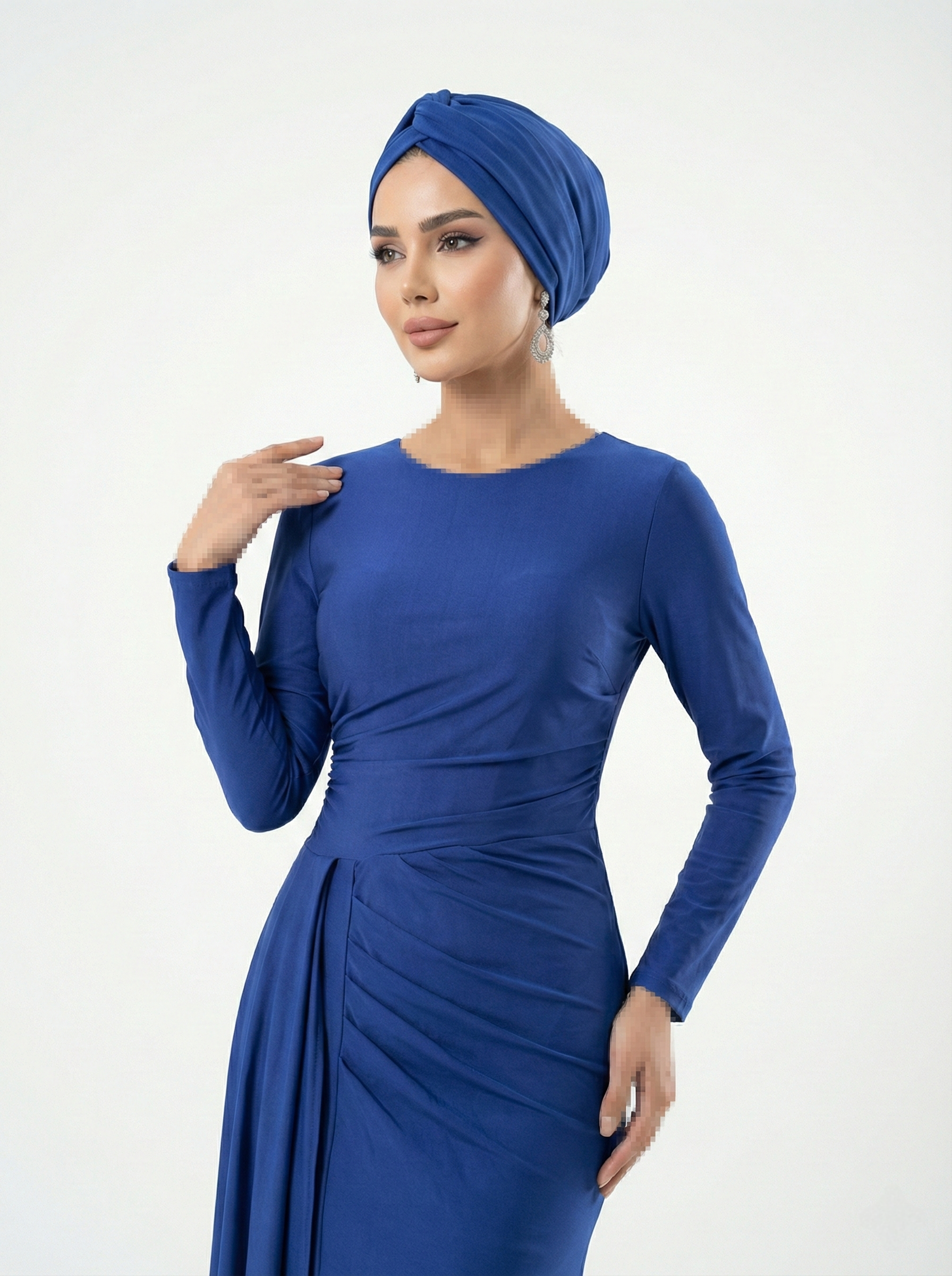 ماکسی پوشیده ریون بغل یلان - Image 7