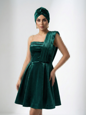 کوتاه عروسکی مخمل ساندویچی