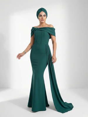 ماکسی بالا فنردار بغل یلان پاپیونی